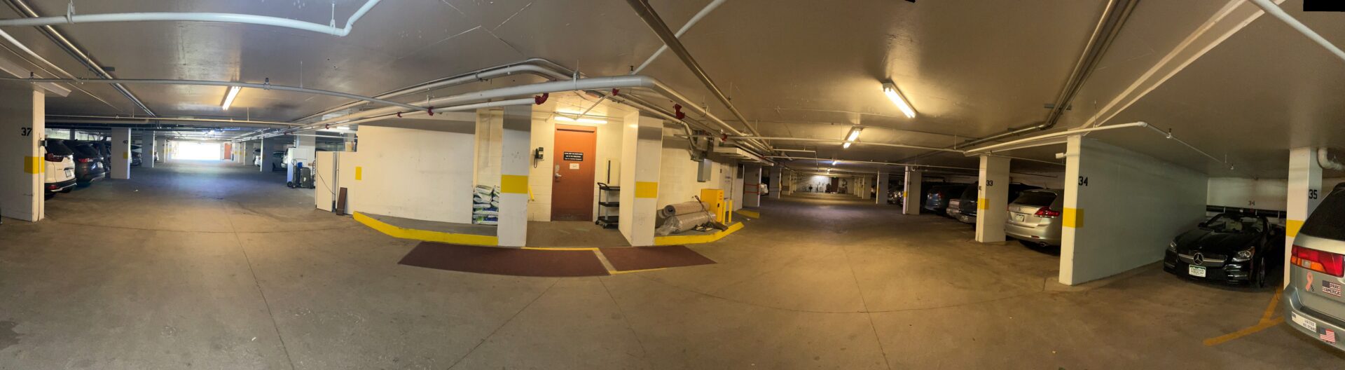 Underground parking currently requires a waitlist.